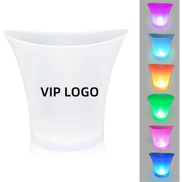 5L LED Ice bucket Automatic 7 Colors Changing