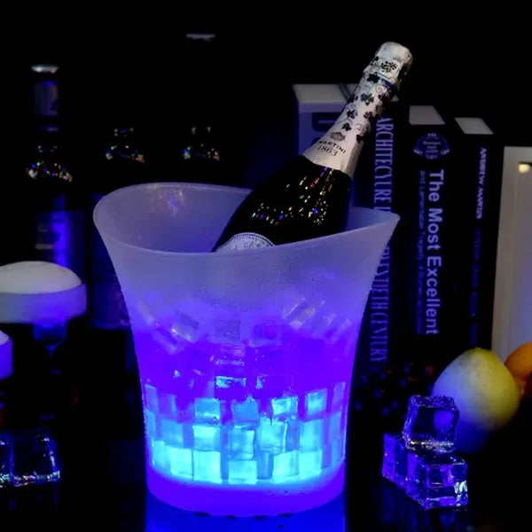 5L LED Ice bucket Automatic 7 Colors Changing