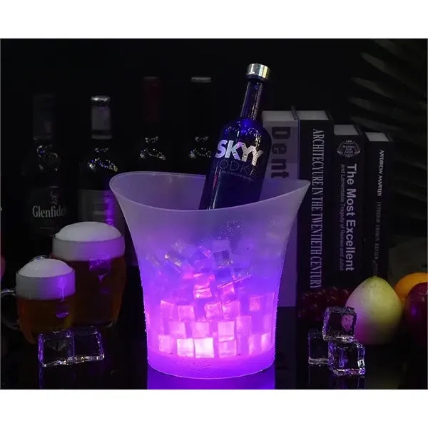 5L LED Ice bucket Automatic 7 Colors Changing