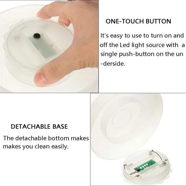 5L LED Ice bucket Automatic 7 Colors Changing