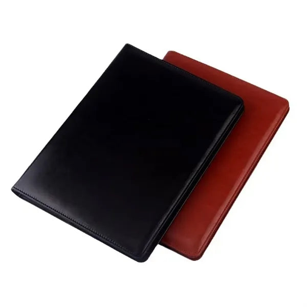 PU Leather Business Files Portfolio Organizer Card Slots