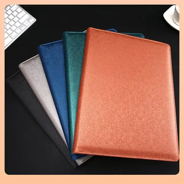 PU Leather Business Files Portfolio Organizer Card Slots