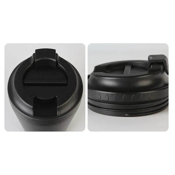 Vacuum Insulated Ceramic Coffee Tumbler With Lid