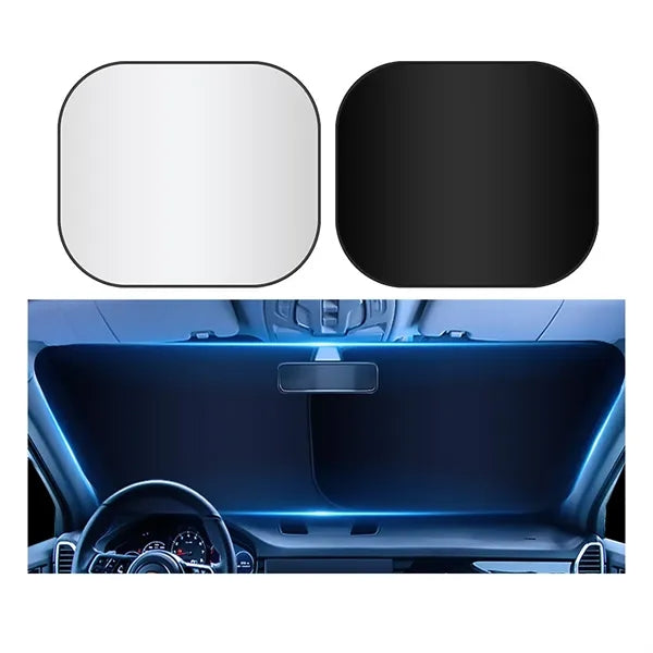 Foldable 2-Piece Automotive Car Window Sunshade