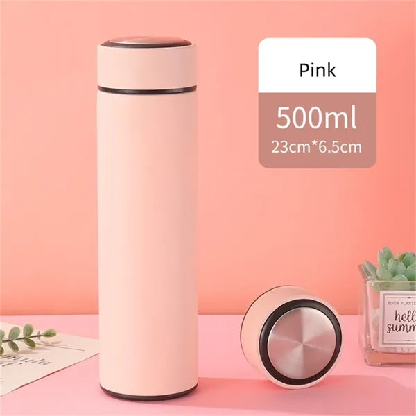 16oz Tea Thermos with Infuser for Insulated Water Bottle