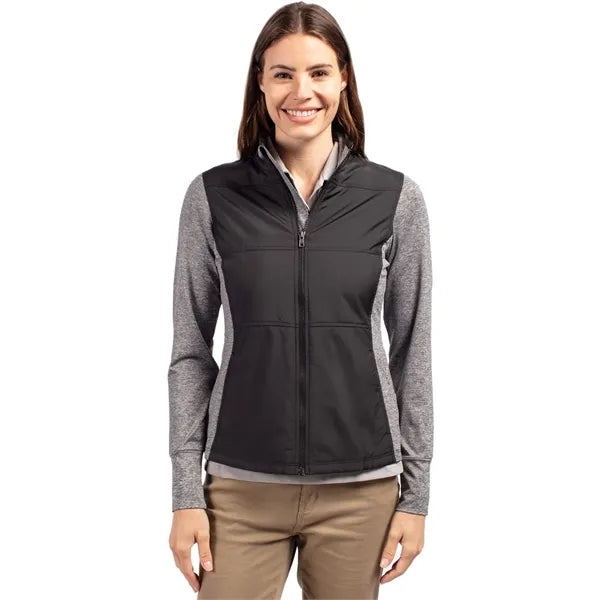 Cutter & Buck Women's Stealth Hybrid Quilted Full Zip