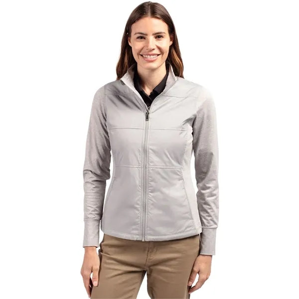 Cutter & Buck Women's Stealth Hybrid Quilted Full Zip