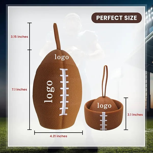 Collapsible Football-Sports Themed Water Bottle