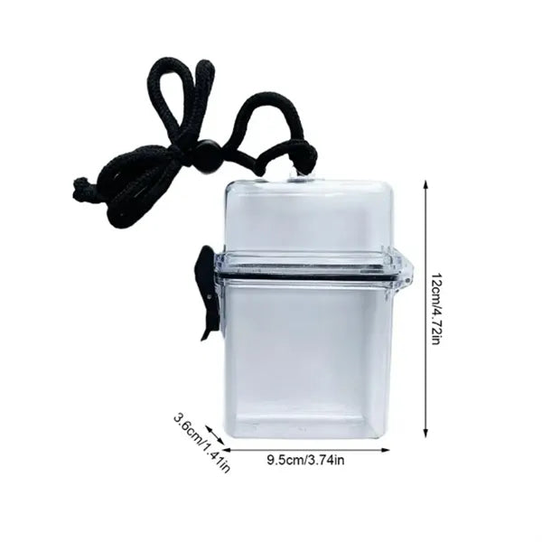 Portable Waterproof Hanging Plastic Cigarette Case