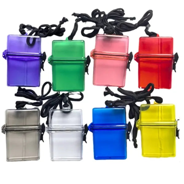 Portable Waterproof Hanging Plastic Cigarette Case