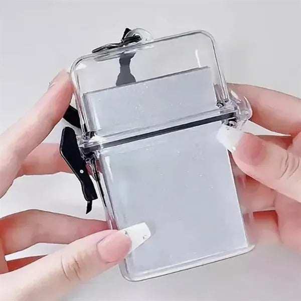 Portable Waterproof Hanging Plastic Cigarette Case