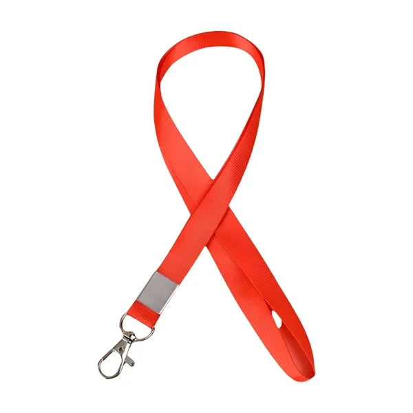 Neck Lanyard ID Holder with Metal Clasp