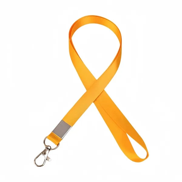 Neck Lanyard ID Holder with Metal Clasp