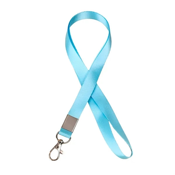 Neck Lanyard ID Holder with Metal Clasp