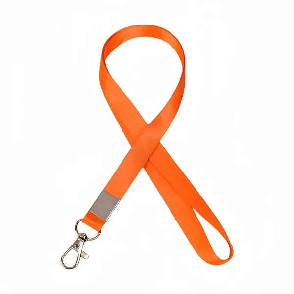 Neck Lanyard ID Holder with Metal Clasp