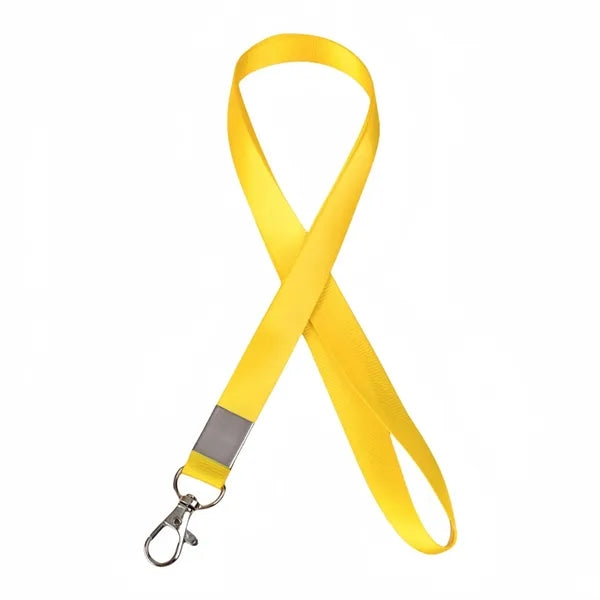 Neck Lanyard ID Holder with Metal Clasp