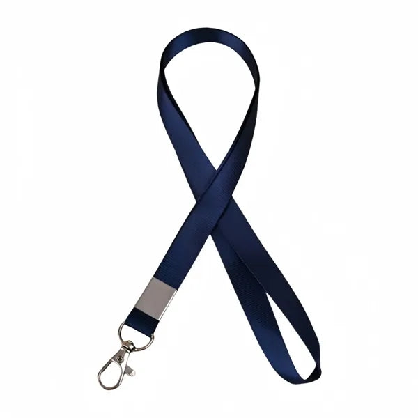 Neck Lanyard ID Holder with Metal Clasp