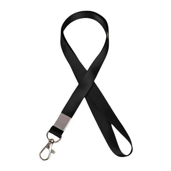 Neck Lanyard ID Holder with Metal Clasp