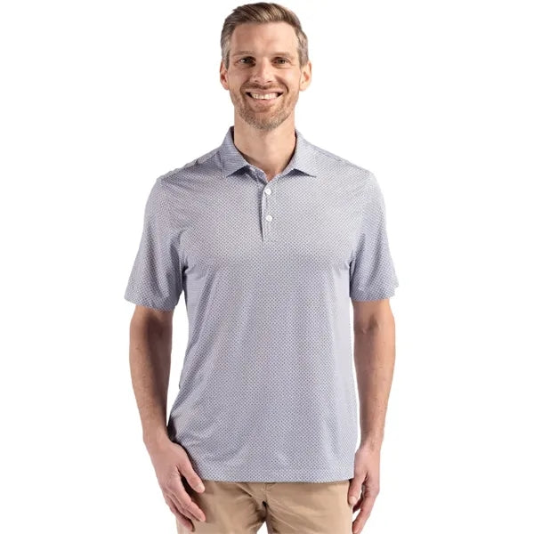 Cutter & Buck Pike Eco Diamond Dot Print Recycled Men's Polo