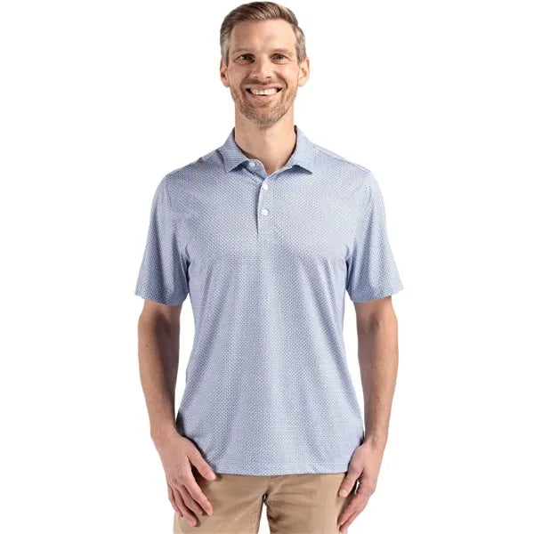 Cutter & Buck Pike Eco Diamond Dot Print Recycled Men's Polo