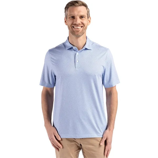 Cutter & Buck Pike Eco Diamond Dot Print Recycled Men's Polo