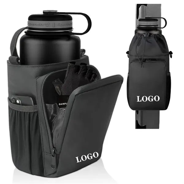 Magnetic bottle pocket with large phone