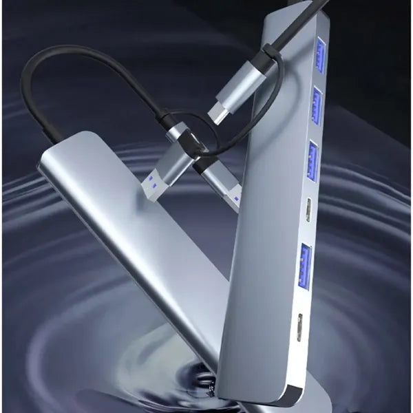 High Speed 8 in 1 USB C Docking Station with Stable Hubs