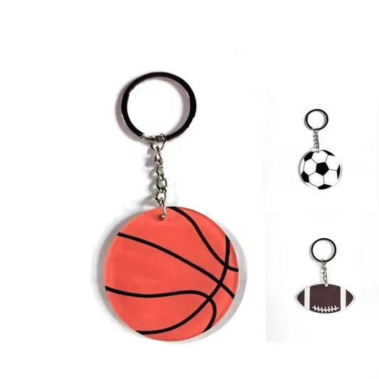 Acrylic Ball Keychain