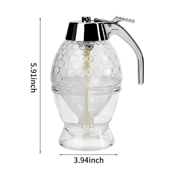 No-Drip Honey Syrup Dispenser
