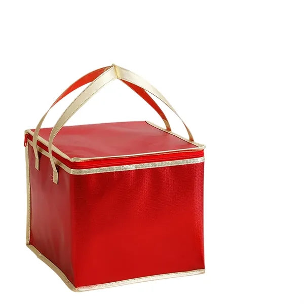 Insulated Zip Cooler Tote Bag