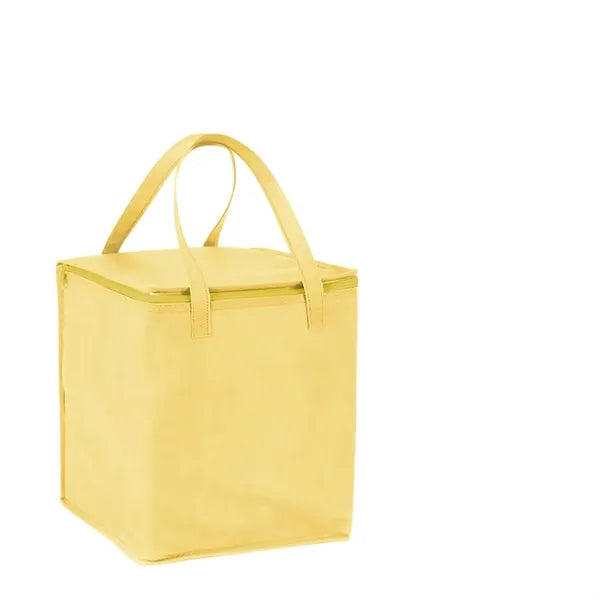 Insulated Zip Cooler Tote Bag