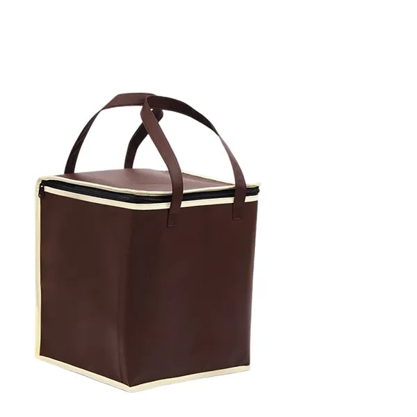 Insulated Zip Cooler Tote Bag