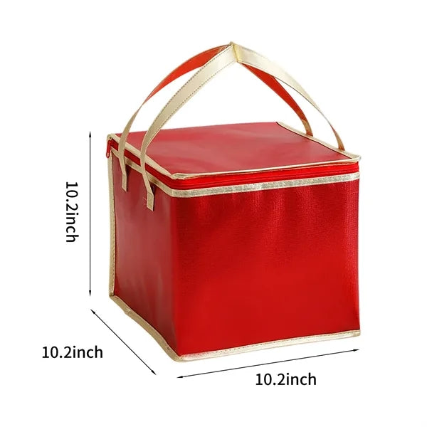 Insulated Zip Cooler Tote Bag