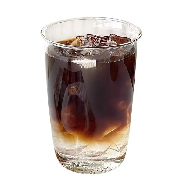 14oz Clear Glass Tumbler for Cold Beverages