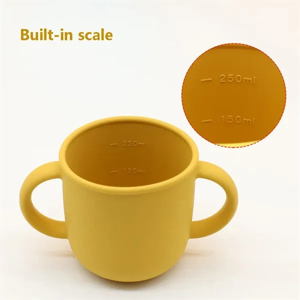 Silicone Baby Straw and Snack Cup