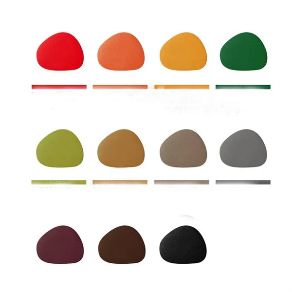Leather Mouse Pad Small Waterproof Solid Color Simple
