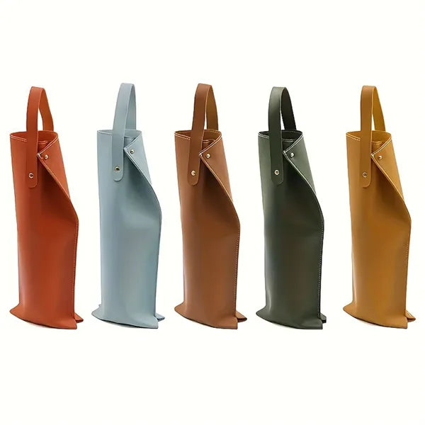 Leather Portable Wine Packaging Bag Bottle Protection
