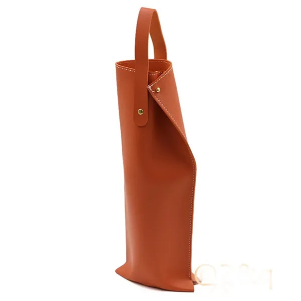Leather Portable Wine Packaging Bag Bottle Protection