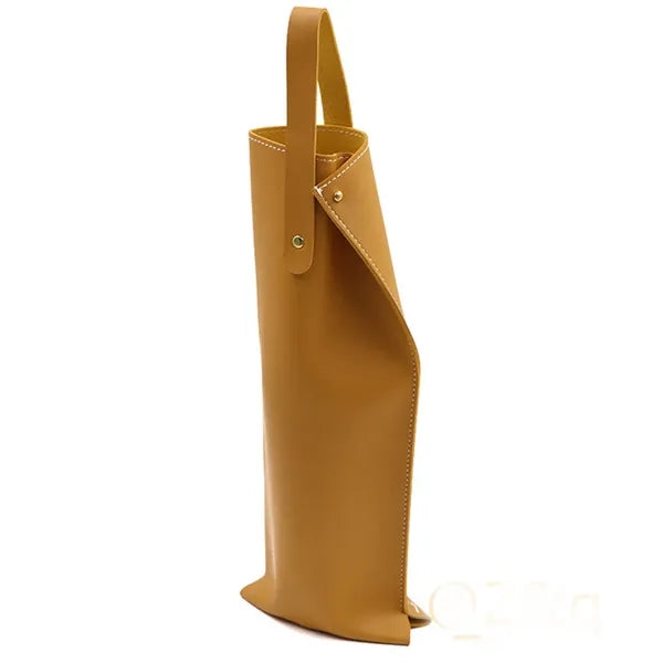 Leather Portable Wine Packaging Bag Bottle Protection