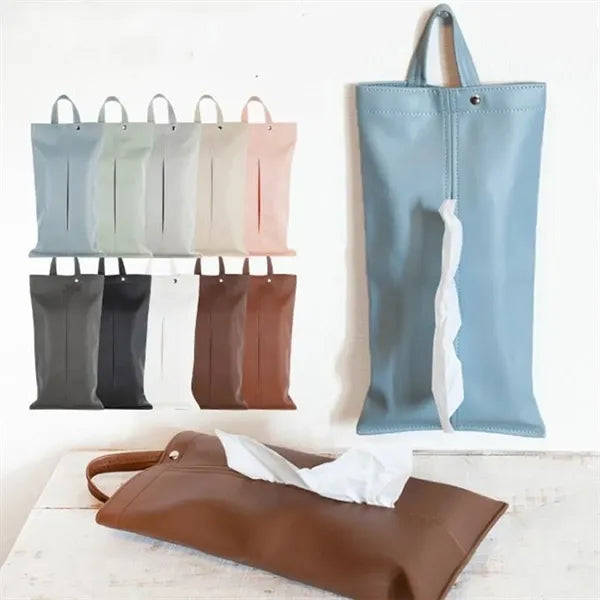 Car Back Seat Large Tissue Storage Bag Hanging