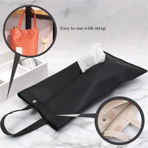 Car Back Seat Large Tissue Storage Bag Hanging