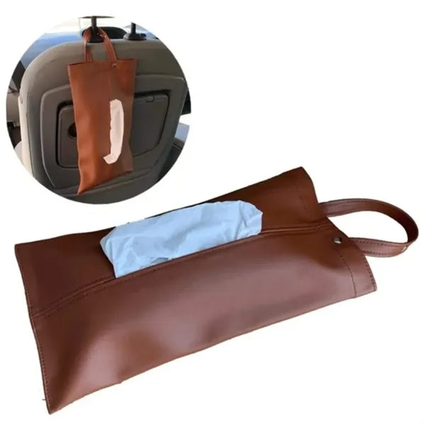 Car Back Seat Large Tissue Storage Bag Hanging