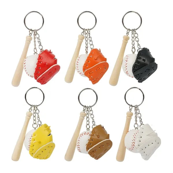 Mini Baseball Keychain