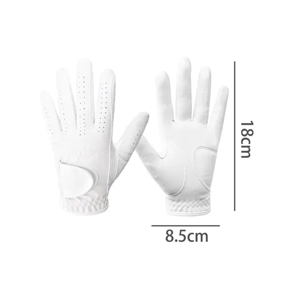Breathable Non-Slip Golf Gloves with Adjustable Fit