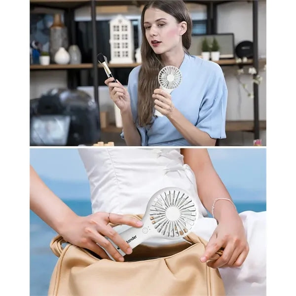 Handheld Mini Fan - USB Rechargeable