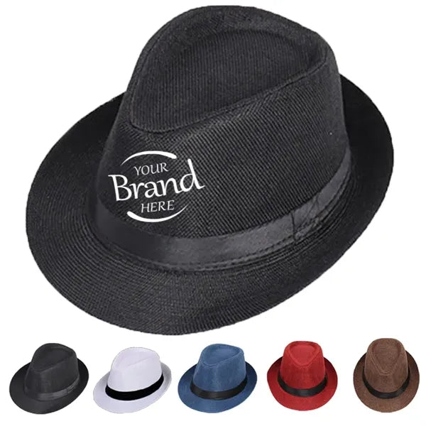 Panama Straw Roll Up Brim Hat
