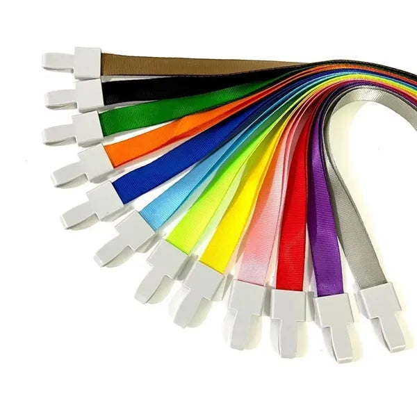 One-Piece Buckle Badge Lanyards for Work & ID