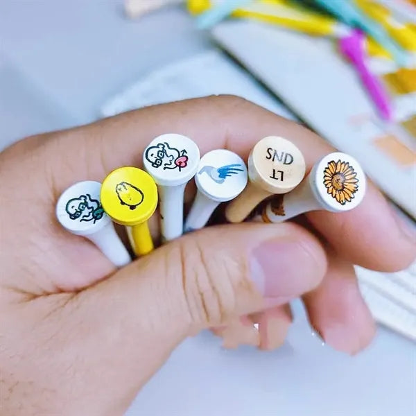 Bamboo golf tees