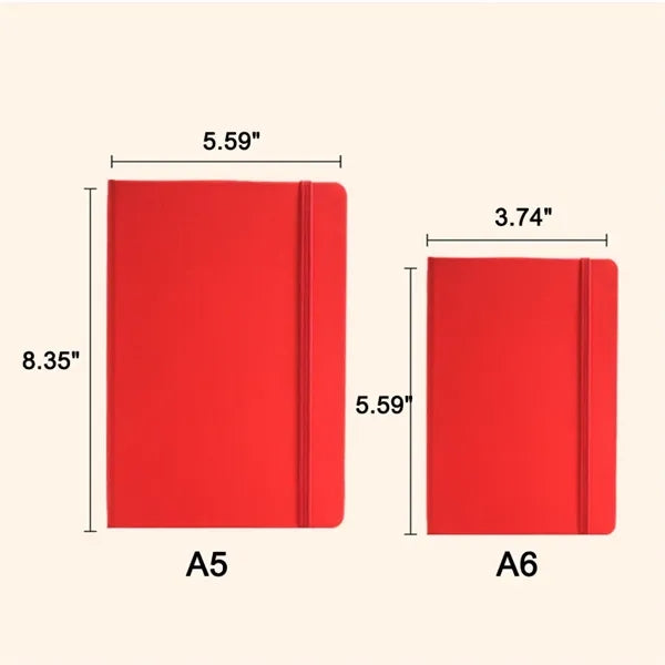 A5/A6 PU Lined Journal Notebook 160 Pages