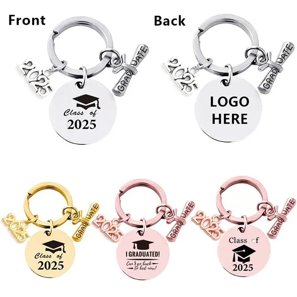 Graduation Keychain Alloy College Souvenir